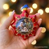 Graceful Nativity Star Glass Christmas Ornament, Unique Christian Religious Decor| OrnamentallyYou - 4 of 4