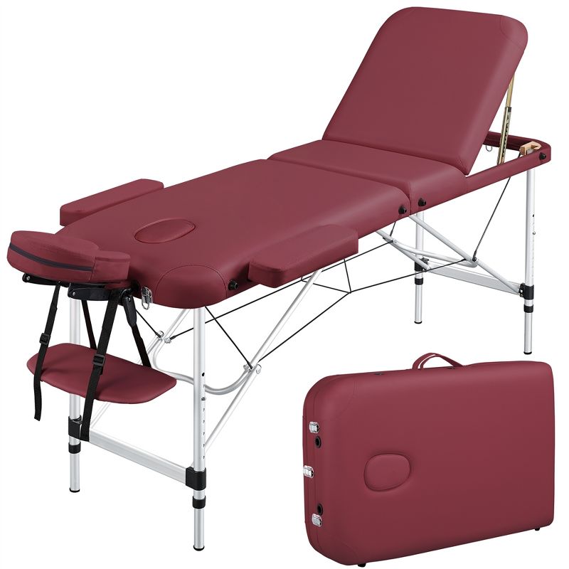 Yaheetech Portable Aluminum Massage Table Spa Table, 1 of 13