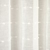 Lush Décor Farmhouse Textured Grommet Sheer Window Curtain Panel Single - 3 of 4