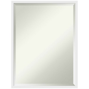 Amanti Art Incline Beveled Wood Framed Bathroom Vanity Wall Mirror - 1 of 4