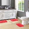 3pc Traditional Nylon Washable Bathroom Rug Set - Garland Rug - 2 of 4