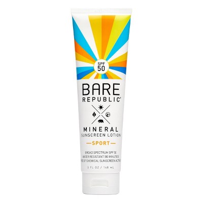 bare republic mineral sunscreen lotion baby