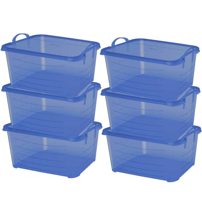 Life Story Multi-Purpose 55 Quart Stackable Storage Container with Secure Snapping Lids for Home Organization, 1 of 7