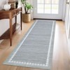 Machine Washable Area Rug for Living Room Bedroom, Modern Bordered Home Decor Carpet for Dining Room Office - 4 of 4