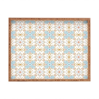 Marta Barragan Camarasa Mosaic boho desert colors D Rectangular Tray -Deny Designs
