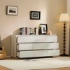 Resenkos White P2 particleboard, Three-layer nine drawer cabinet, Modern, Dresser for bedroom
White P2 particleboard 160 * 40 * 80cm three-layer nine - 2 of 4
