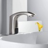 BWE Automatic Sensor Touchless Bathroom Sink Faucet With Deck Plate & Pop Up Drain - image 3 of 4