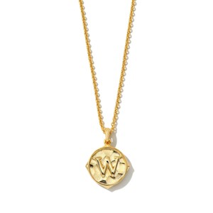 Kendra Scott Initial Pendant Necklace - Gold - 1 of 4