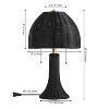 JONATHAN Y Joanie Bohemian Rustic Iron LED Table Lamp - 4 of 4