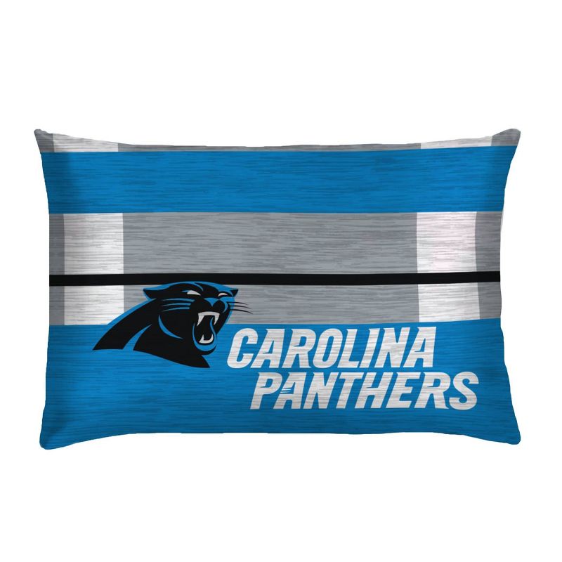 NFL Carolina Panthers Heathered Stripe Queen Bed in a Bag - 3pc, 3 of 4