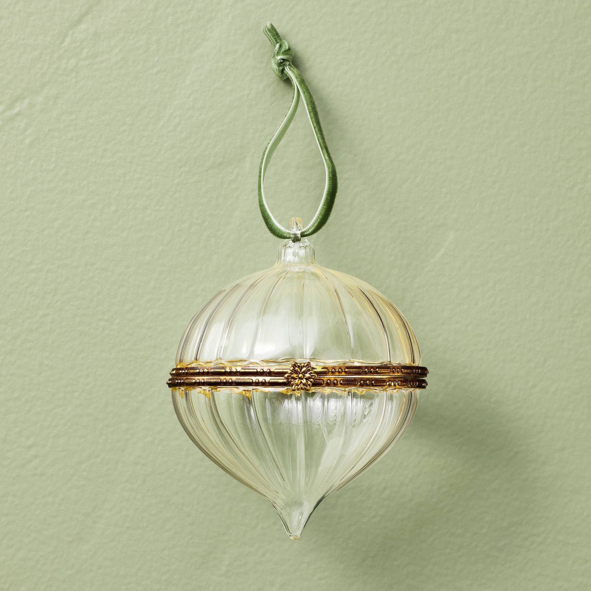Hinged Glass Christmas Tree Ornament - Hearth & Hand™ with Magnolia