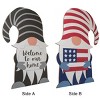 Transpac 48 Inch Multicolor Spring Reversible Gnome Porch Decor Freestanding Wood Sign for Spring Celebrations - 2 of 3