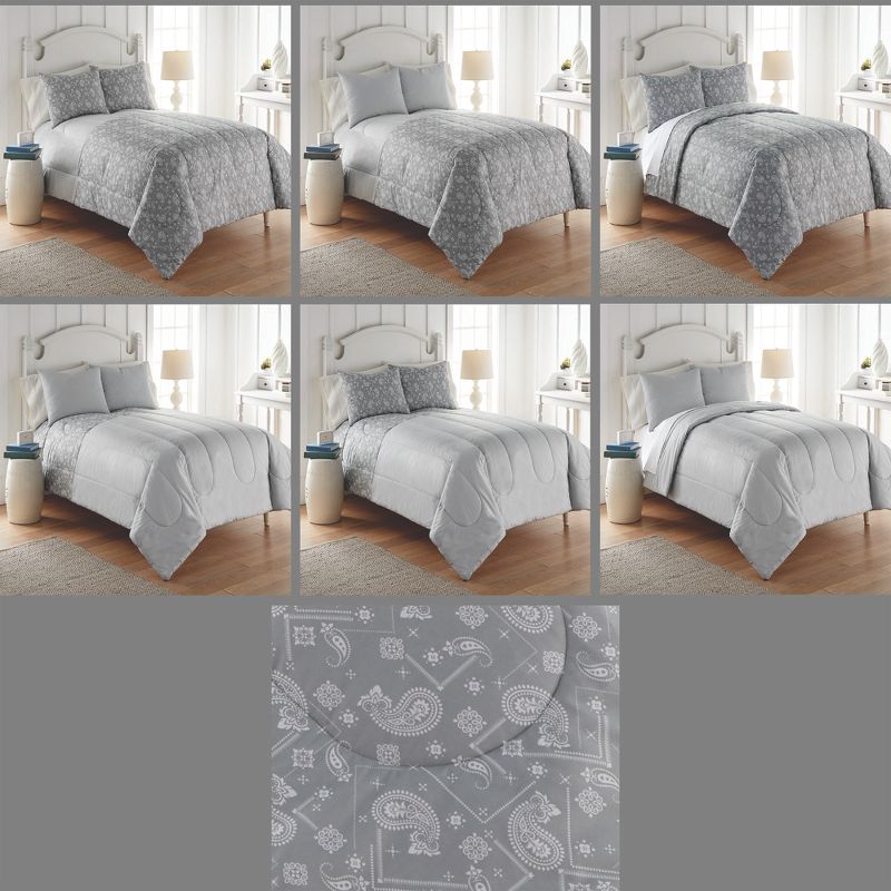 Micro Flannel 6 in 1 Comforter Set, 5 of 8