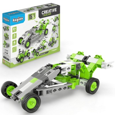 Engino: Creative Builder - 15-In-1 Multimodel Series, Toy Vehicles Brick Set