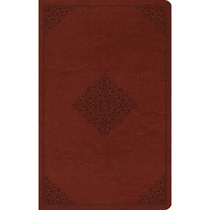 Large Print Value Thinline Bible-ESV-Ornament Design - (Leather Bound) - 1 of 1
