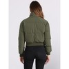 INSPIRE CHIC Women's Winter Outwear Baggy Padded Cropped Bomber Jacket - 4 of 4