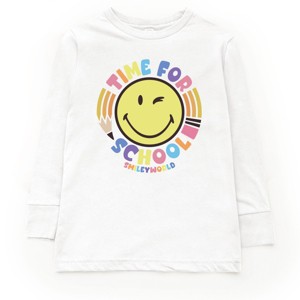 The Juniper Shop SmileyWorld Time For School Youth Long Sleeve Tee - 1 of 4