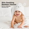 KeaBabies Cuddle Baby Hooded Towel, Organic Baby Bath Towel, Hooded Baby Towels, Baby Beach Towel for Newborn, Kids - 3 of 4