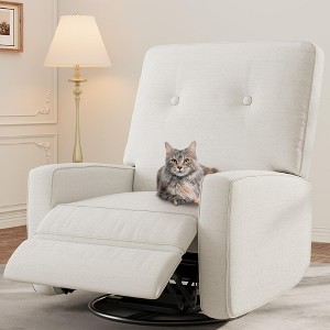 360°Swivel Glider Rocking Chair, Oversized Recliner Chairs, Swivel Rocker Recline, Glider Recliner Nursery Chair, Recliner Chair for Adults - 1 of 4