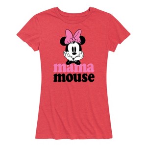 Women's - Disney - Minnie Mama Mouse Short Sleeve Graphic T-Shirt - 1 of 4