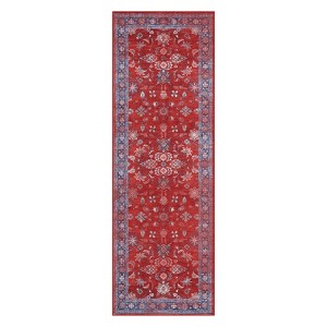 Vintage Area Rugs for Living Room Stain Vintage Washable Rugs for Dining Room Bedroom Non Slip Indoor Rugs for Office - 1 of 4