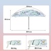 Unique Bargains Compact Umbrella Windproof Folding Lightweight for Travel - 2 of 4