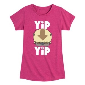 Girls' - Avatar: The Last Airbender - Cute Appa Yip Yip Fitted Short Sleeve Graphic T-Shirt - 1 of 4