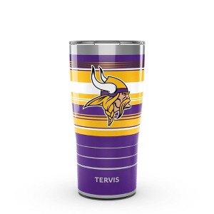 NFL Minnesota Vikings 20oz Hype Stripes Tumbler - 1 of 4