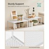SONGMICS Spice Rack, Cabinet Shelf Organizers, Shelf Organizer, Countertop Organizer, Set of 4 Metal Kitchen Counter Shelves - 3 of 4