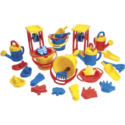 Childcraft Classroom Sand and Water Toys Play Set, 28 pc