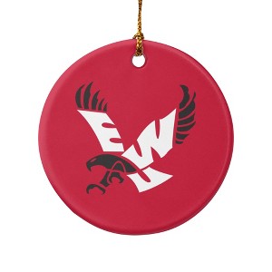 Eastern Washington University Primary Porcelain Holiday Christmas Tree Ornament - 1 of 4