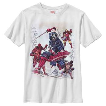Boy's Marvel Samurai Warrior Avengers T-Shirt