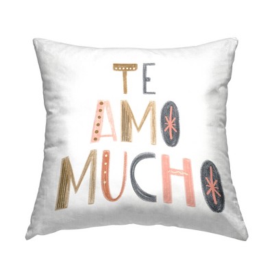 Stupell Industries Te Amo Mucho Creativo