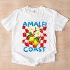 Simply Sage Market Amalfi Coast Red Checkerboard Garment Dyed Tee - 3 of 4