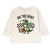 The Juniper Shop On The Hunt Dino Toddler Long Sleeve Tee - 2 of 4