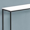 ChicFurnit Console Tables Accent Table Side Table End Table Modern Space Saving Design for Living Room, White, 31.5"*11.5"*29" - 3 of 4