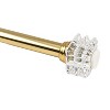 Cameo Adjustable Shower Curtain Rod 42” -72”, Spring tension Stainless Steel Telescoping Rod, Heavy Duty, Rust Resistant - 2 of 4