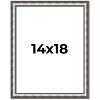 PosterPalooza | Slim Profile Silver Picture Frame - UV Acrylic, Foam Board Backing, Hanging Hardware - 2 of 4
