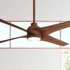 56" Minka Aire Modern Indoor Ceiling Fan with LED Light Remote Control Distressed Koa for Living Room Kitchen Family Dining Home - 2 of 4