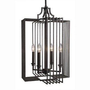 Toltec Lighting Sky Loft 4 - Light Chandelier in  Dark Granite - 1 of 1