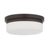 Livex Lighting Stratus 2 - Light Flush Mount in  Bronze - 4 of 4