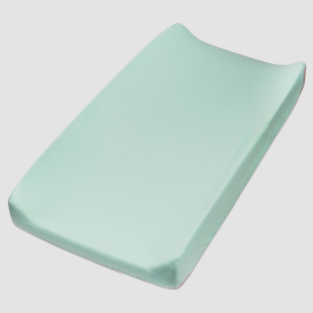 Photos - Changing Table Honest Baby Organic Cotton Changing Pad Cover - Sage