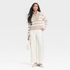 Women's Mock Turtleneck Quarter Zip Pullover Sweater - A New Day™ - 3 of 3