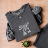 Simply Sage Market Ugly Sweater Sleigh Girl Lightweight Garment Dyed Sweatshirt - 3 of 4