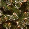 National Tree Company 7.5 ft. Glittery Pine Slim Tree with Clear Lights - 4 of 4