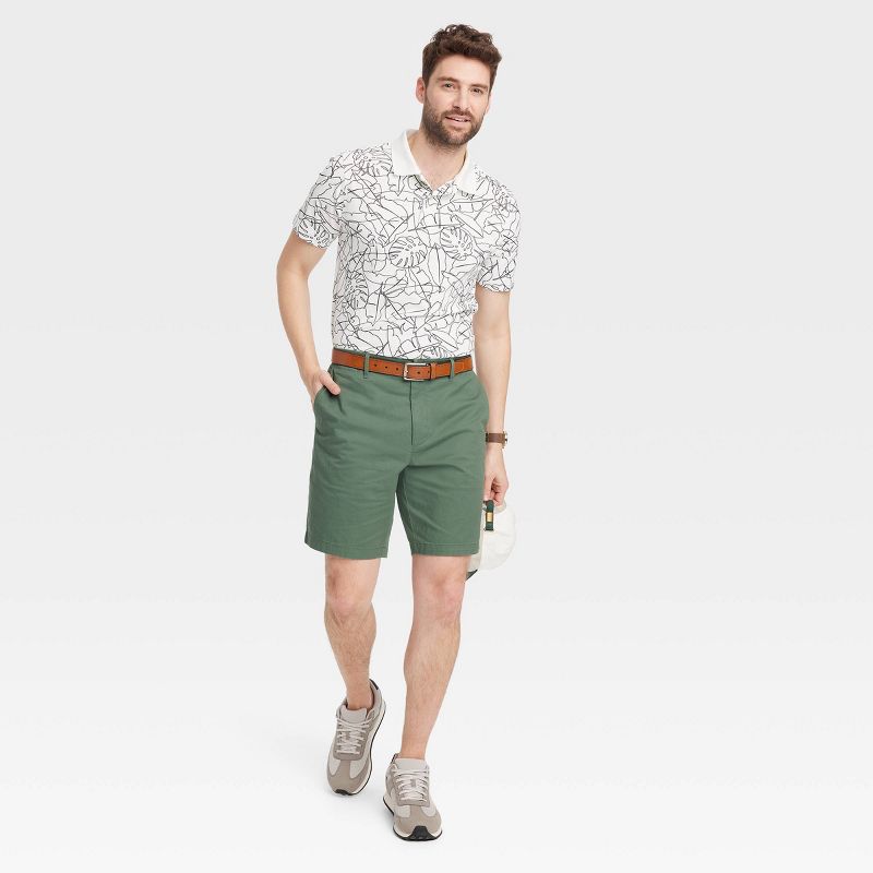 Men's Every Wear 9" Slim Fit Flat Front Chino Shorts - Goodfellow & Co™, 4 of 5