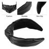 Unique Bargains Cross Knotted PU Leather Non-slip Fashion Wide Headband 1 Pc - 3 of 4