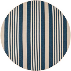 Courtyard CY6062 UV & Stain Resistant Non-Shedding Power Loomed Indoor/Outdoor Rugs - Safavieh - 1 of 4