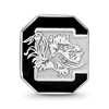 Black Bow Jewelry Sterling Silver South Carolina Gamecocks NCAA Bead Charm - 3 of 4