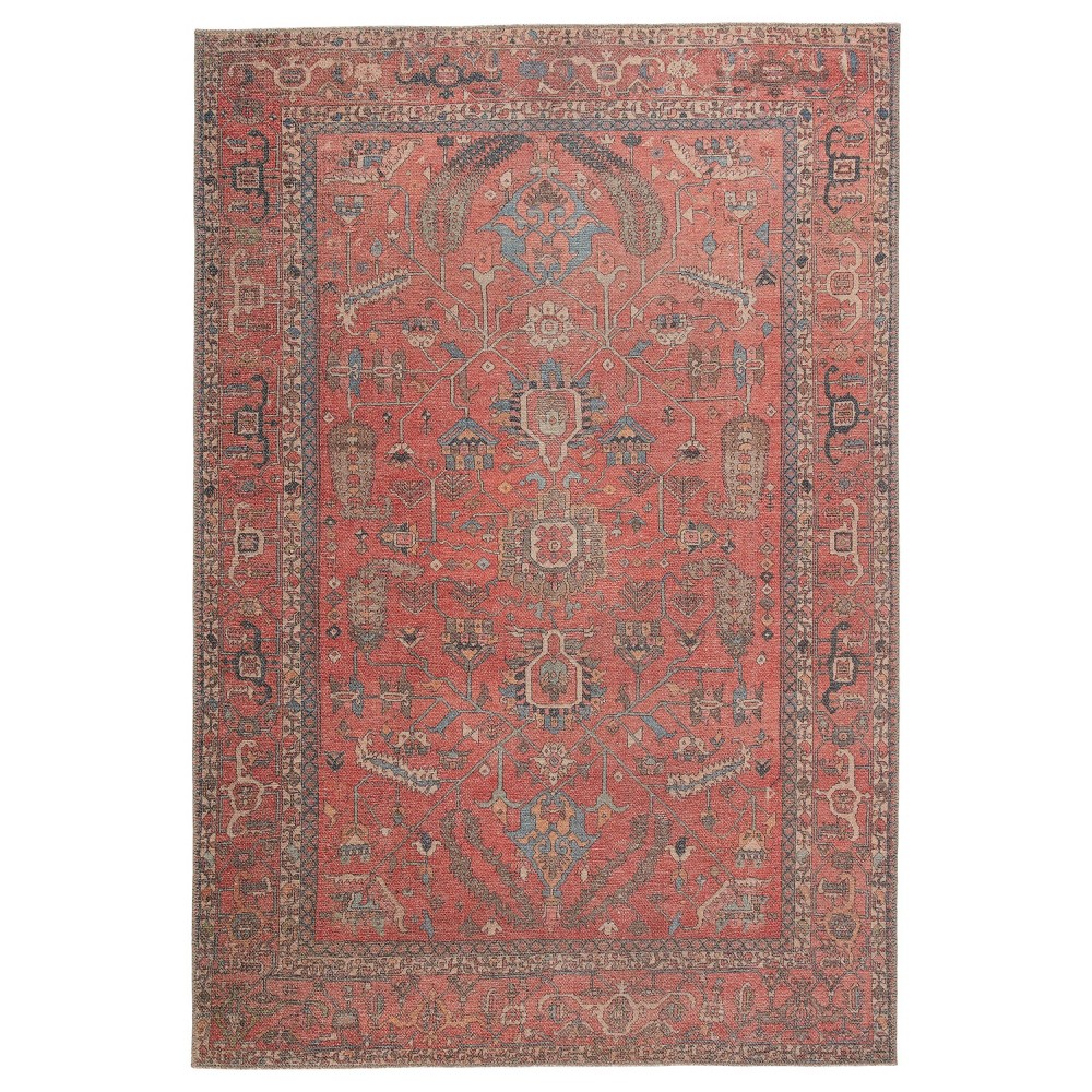 Photos - Doormat 2'6"x7'6" Galina Oriental Runner Rug Red/Blue - Jaipur Living